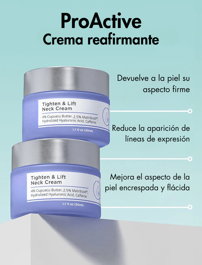 GoPure – Crema Reafirmante y Lifting para Cuello